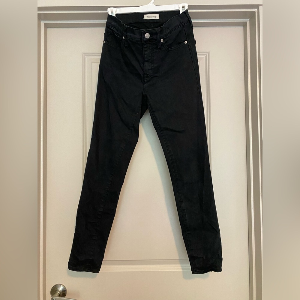 Madewell Women’s High Rise Skinny Black Denim Jeans Size 26